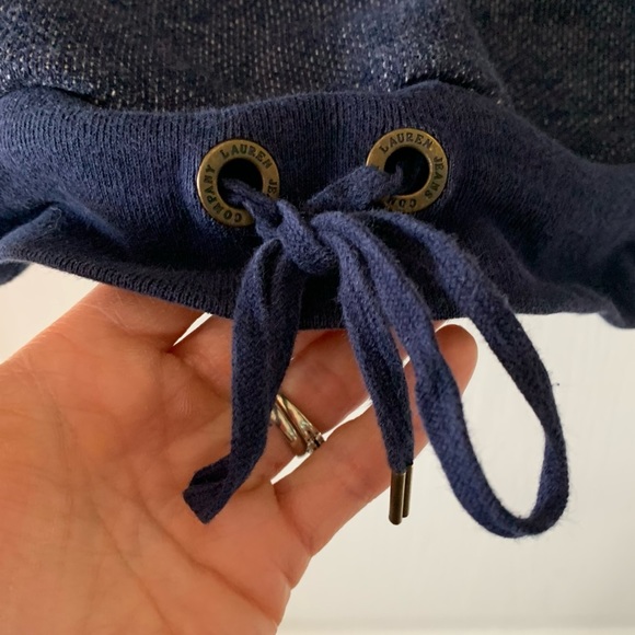 Ralph Lauren blue button shoulder knit sweater - Picture 5 of 5